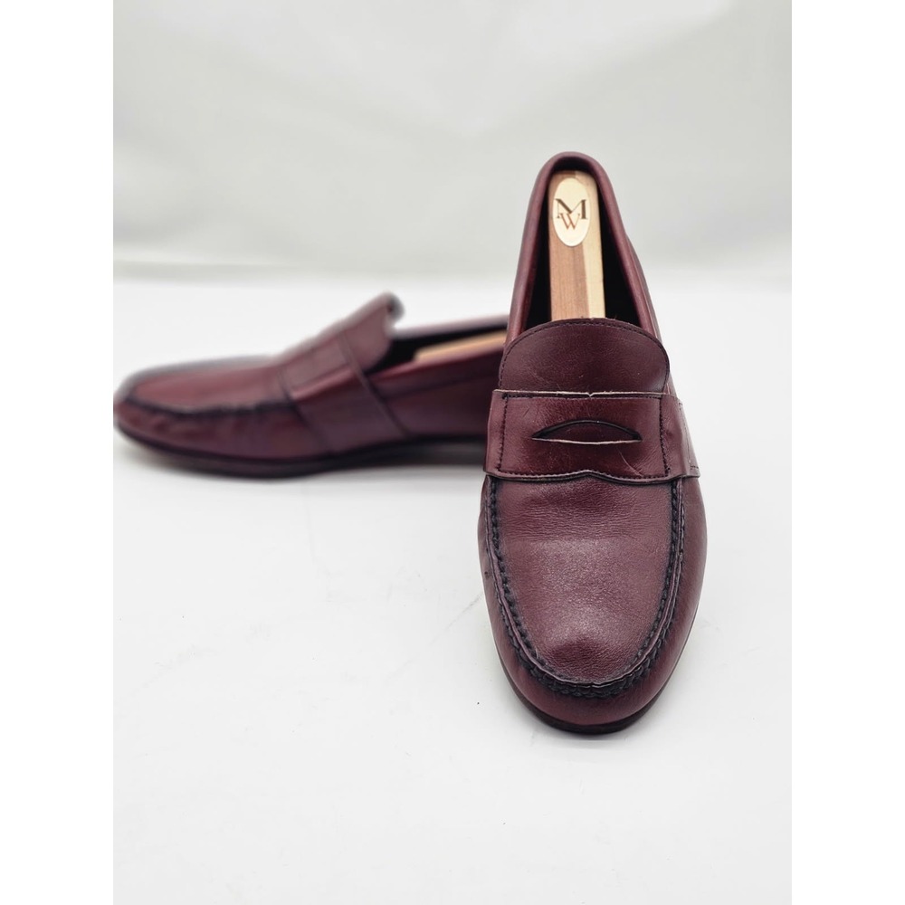 Halston III Penny Loafers Men's 9.5  Leather Slip On 613-0959 Casual Shoes